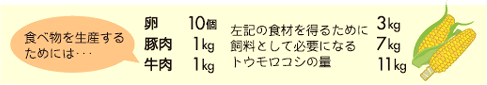 食べ物を生産するためには・・・