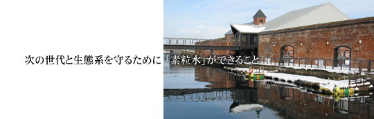 次の世代と生態系を守るために「素粒水」ができること
